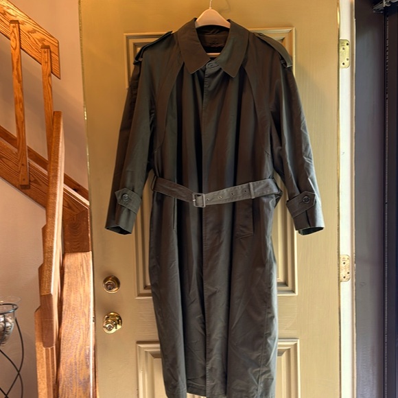 Men’s London Fog limits classic trenchcoat with removable wool liner size 44Reg - Picture 1 of 6